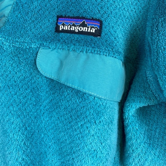Patagonia Women's Re-Tool Snap-T® Pullover in Tidal Teal Size Medium. - Picture 4 of 7